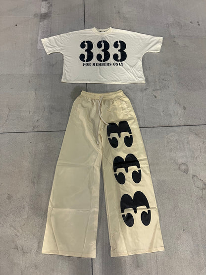 Cream “For Members Only” Set