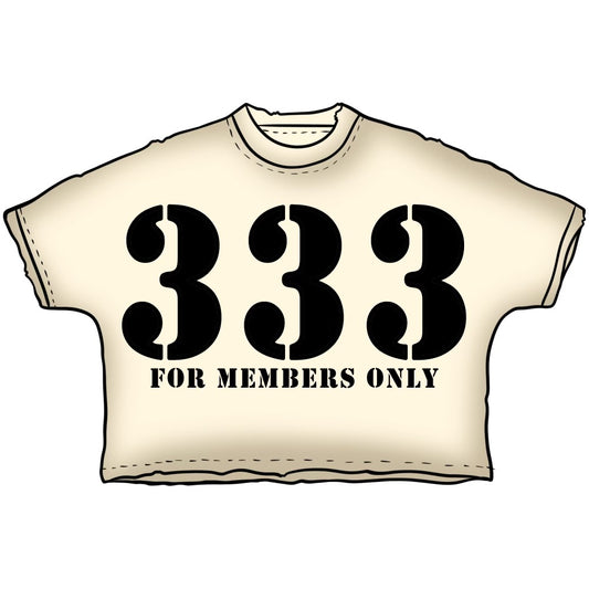 333 For Members Only SHIRT